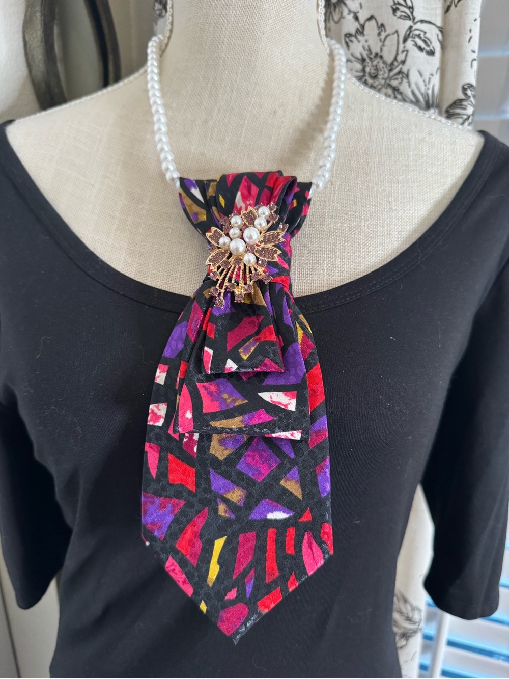 Statement Tie Necklace